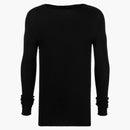 Rick Owens Ribbed Round Neck Sweater Black