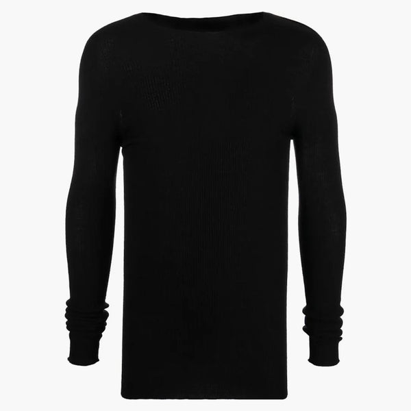 Rick Owens Cantbed Round Neck Suéter Negro