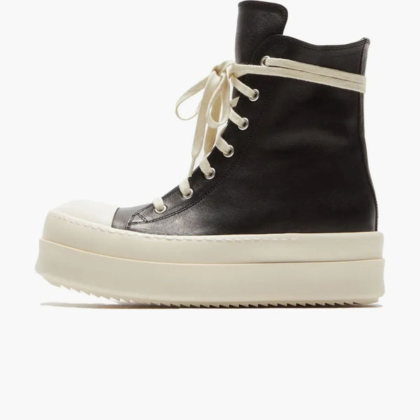 Rick Owens Runway Mega Bumper High Leche negra (mujeres)
