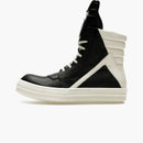 Rick Owens Strobe Geobasket High Black Milk