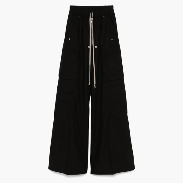Rick Owens Thin Wool Cargobelas Black