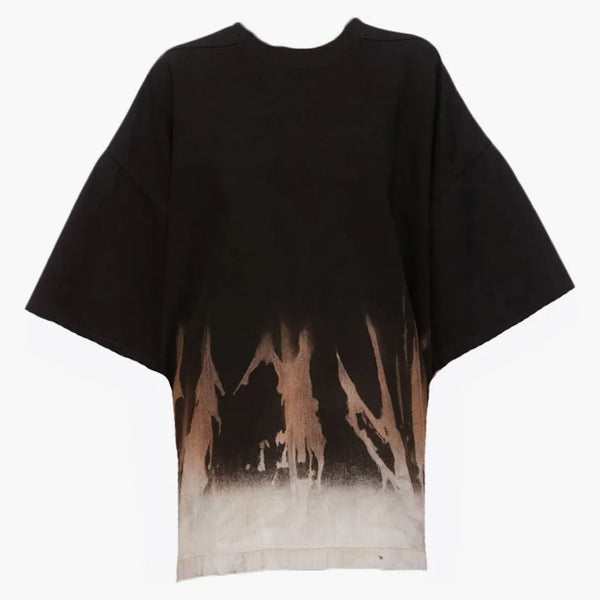 Rick Owens Tommy Camiseta Negra/Terra