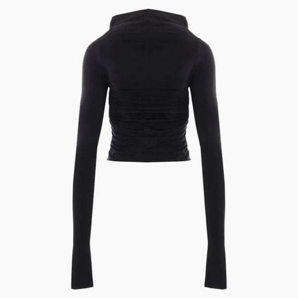 T-shirt Rick Owens Jersey LS Prong Jersey Black