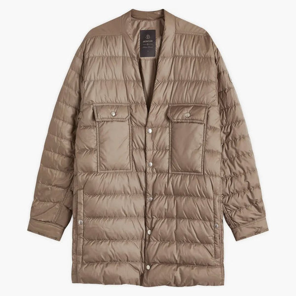 Rick Owens x Moncler tkany kurz zewnętrzny