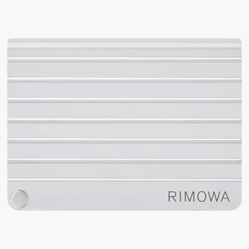 Rimowa Originální malé zboží hliníkový držák karty stříbro