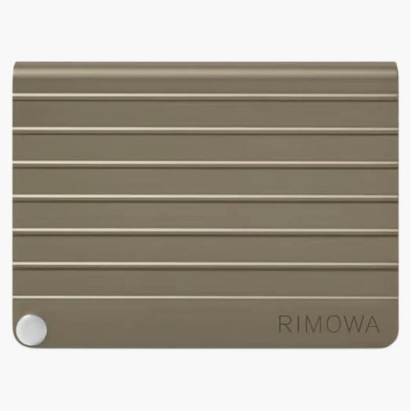Rimowa Originální malé zboží hliníkový držák karty Titanium