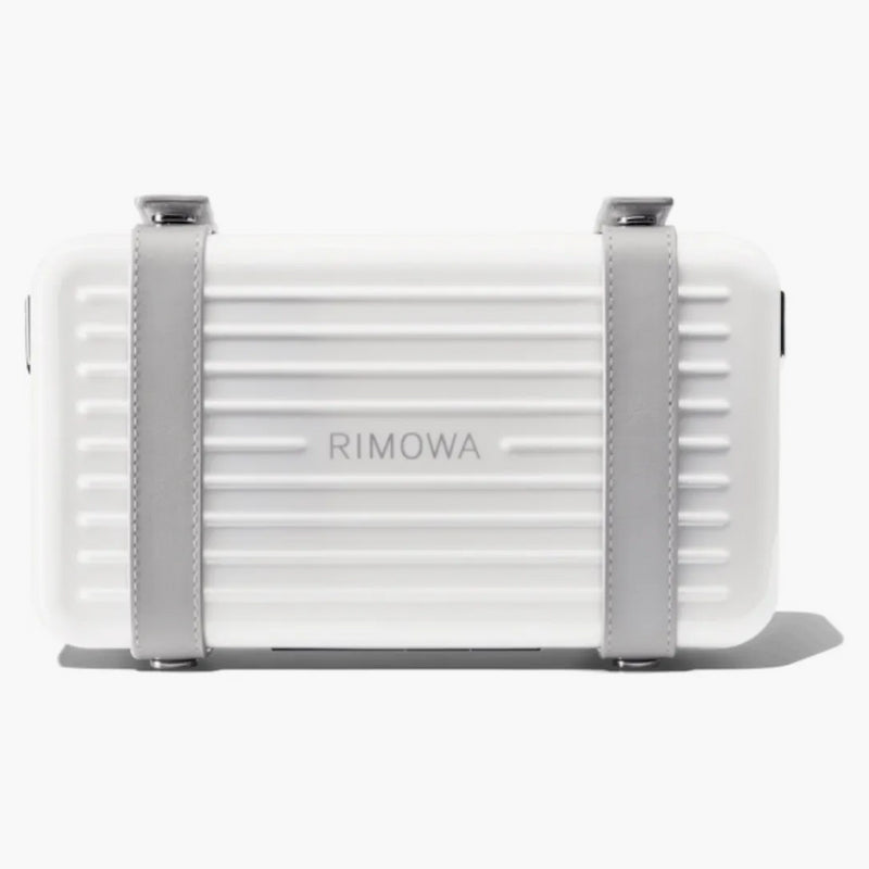 Rimowa Personal Polycarbonate Cross-Body Clutch Bag White
