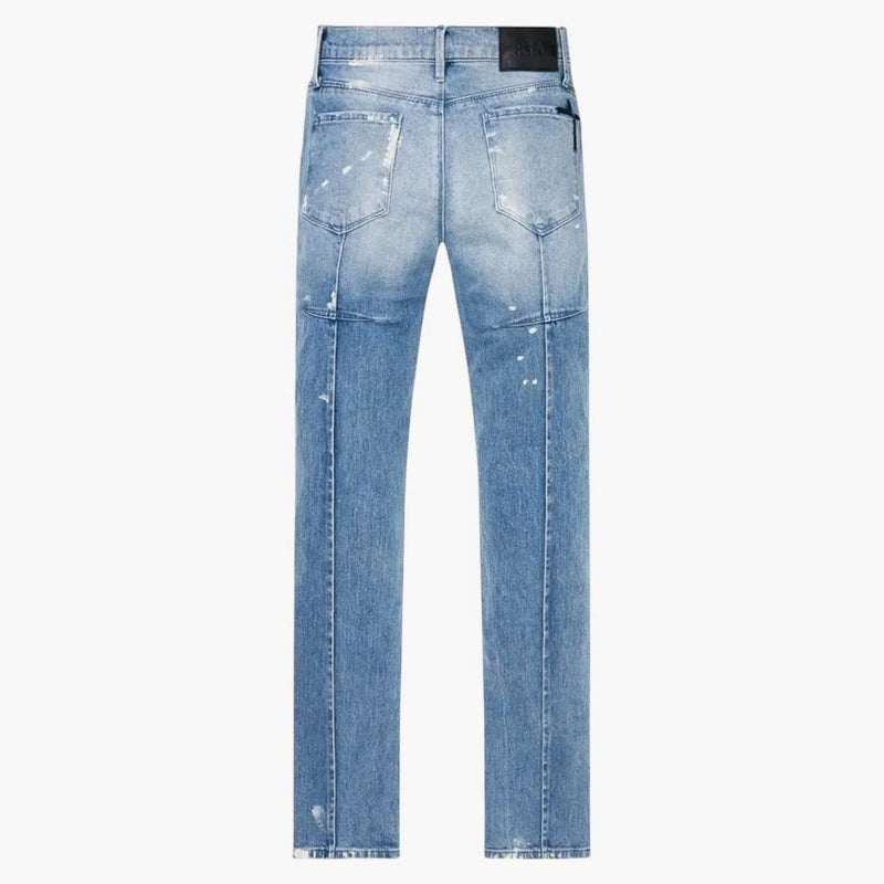 Rta Clayton Jean Distressed White Paint/blue