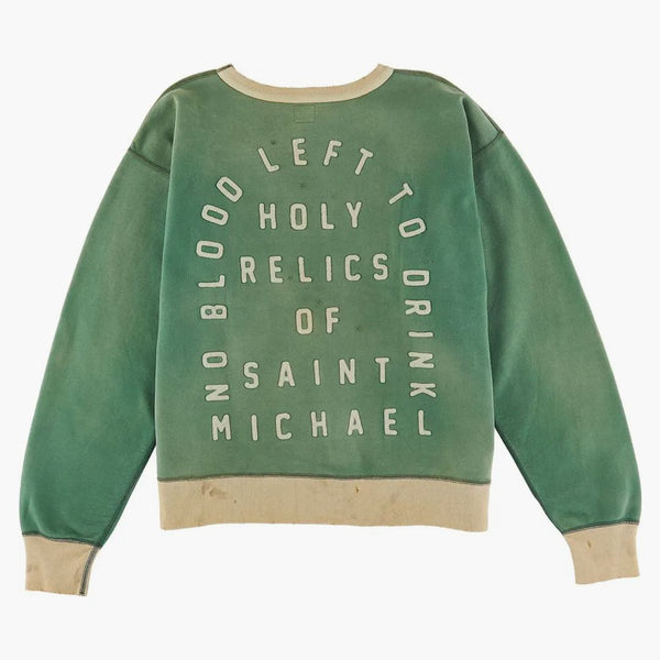 Saint MXXXXXX no Blood Left Sweatshirt Green