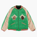 Saint Mxxxxxx X Denim Tears Reversible Yokosuka Jacket Green Black