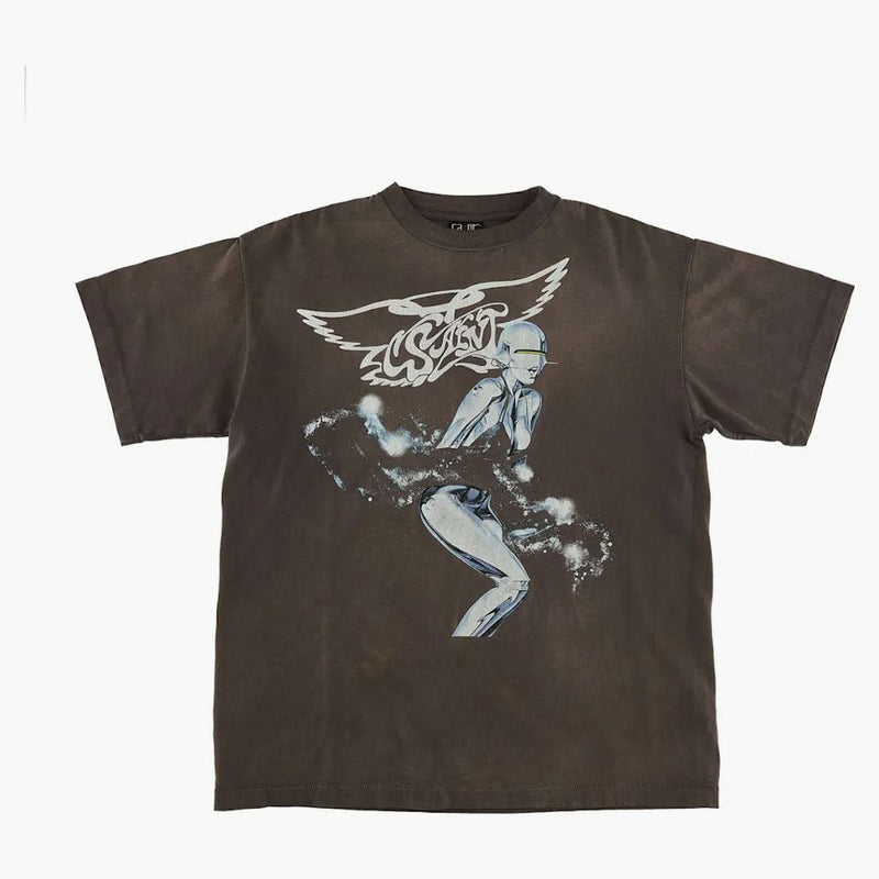 Saint MXXXXXX X Hajime Sorayama T-Shirt Faded Black