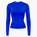 Skims Swim Long Sleeve Shirt Cobalt