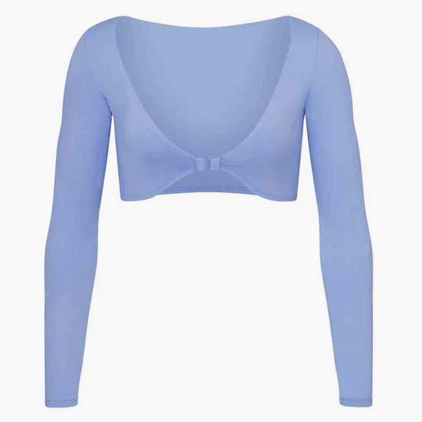 Skims Swim Long Sleeve Shrug Periwinkle
