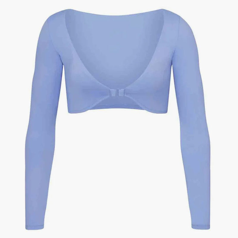 Skims Swim Long Sleeve Shrug Periwinkle