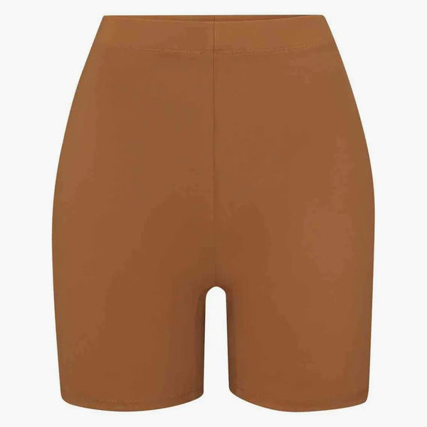 Skims Swim Mid Waist Short Almond