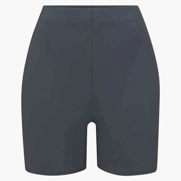 Skims Swim Mid Waist Short Gunmetal