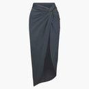 Skims Swim Sarong Skirt Gunmetal