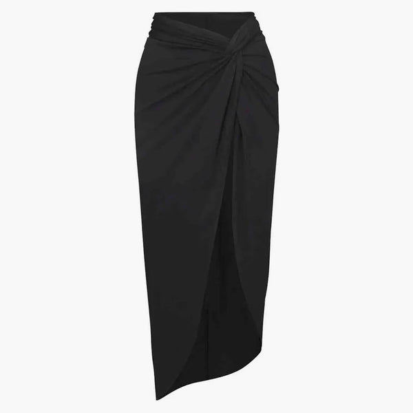 Skims Swim Sarong Skirt Onyx