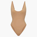 Skims Swim Scoop Neck One Piece Ochre