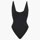 Skims Swim Scoop Neck One Piece Onyx