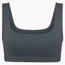 Skims Swim Tank Bikini Top Gunmetal