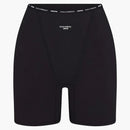 Skims X Dolce&gabbana Cotton Jersey Boxer Onyx