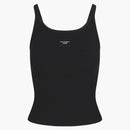 Skims X Dolce&gabbana Cotton Rib Scoop Tank Onyx