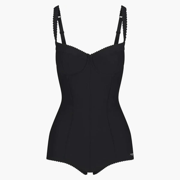 Skims X Dolce&gabbana Skims Body Bodysuit Onyx