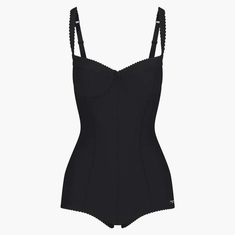 Skims X Dolce&gabbana Skims Body Bodysuit Onyx
