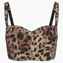 Skims X Dolce&gabbana Skims Body Bustier Leopard