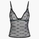 Skims X Dolce&gabbana Ultra Fine Mesh Logo Cami Onyx