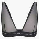 Skims X Dolce&gabbana Ultra Fine Mesh Plunge Bralette Onyx