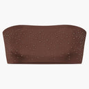Skims X Swarovski Jelly Sheer Bandeau Cocoa