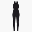Skims X Swarovski Jelly Sheer Halter Catsuit Onyx