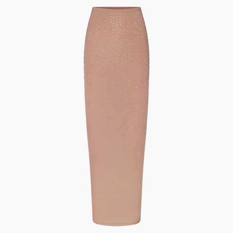 Skims X Swarovski Jelly Sheer Tube Skirt Sienna