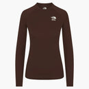 Skims X Tnf Dotknit Long Sleeve Top Cocoa