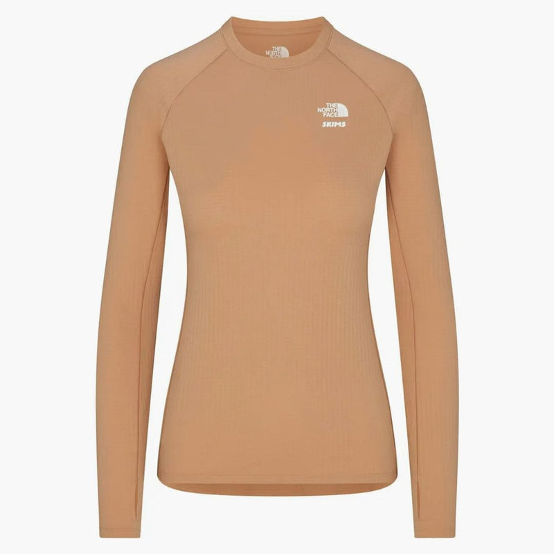 Skims X Tnf Dotknit Long Sleeve Top Ochre