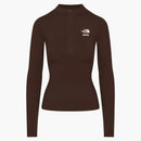 Skims X Tnf Refina Long Sleeve Top Cocoa