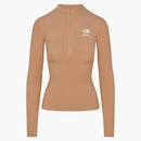 Skims X Tnf Refina Long Sleeve Top Ochre