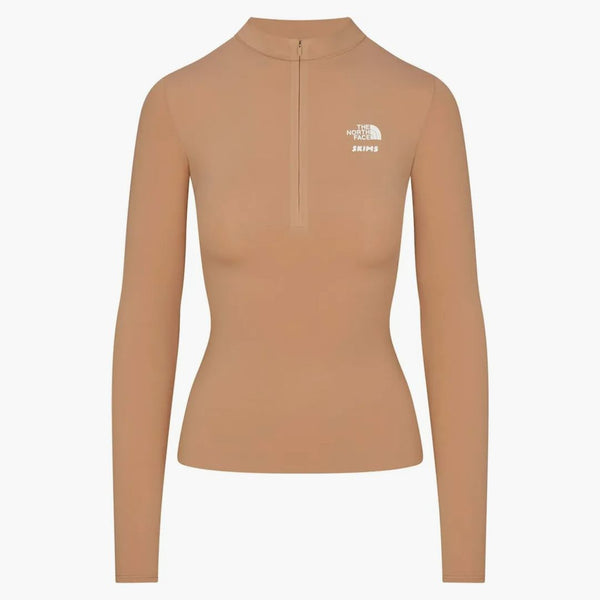 Skims X Tnf Refina Long Sleeve Top Ochre