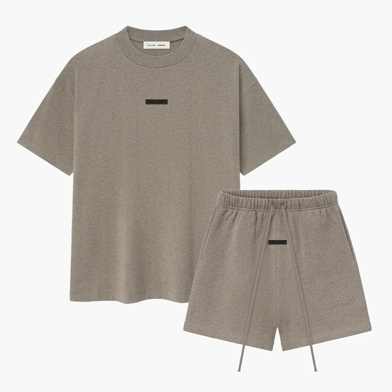 Fear of God Essentials Soccer Homestead Heather - Summerset (T-Shirt & Short)