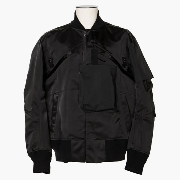 Sacai X Acronym Bomber Jacket Black