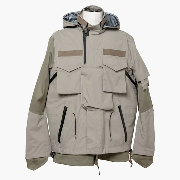 Sacai X Acronym Field Jacket Khaki