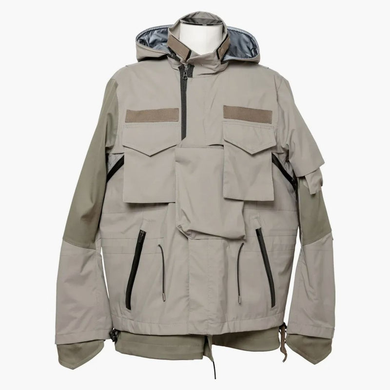Sacai X Acronym Field Jacket Khaki