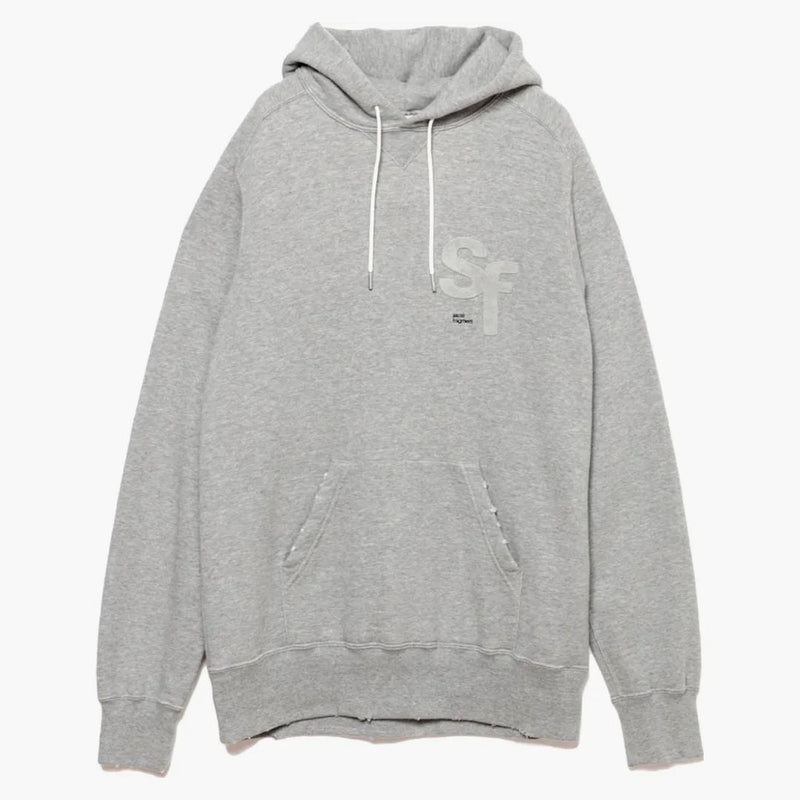 Sacai X Fragment The Classic Hoodie Grey