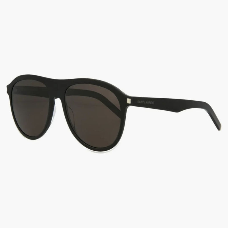 Saint Laurent Aviator-Frame Acetate Sluneční brýle černá/černá/černá (SL432slim-3001071-001)