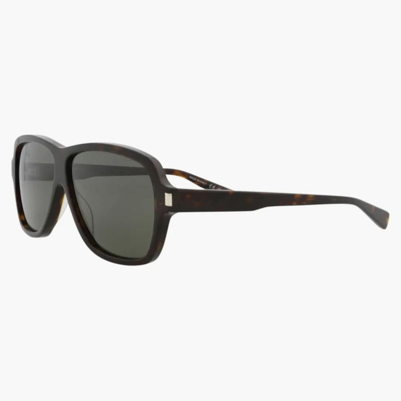 Saint Laurent Aviator-Frame Recycled Acetate Sunglasses Havana/Havana/Gray (SL609CAROL-30014608-002)