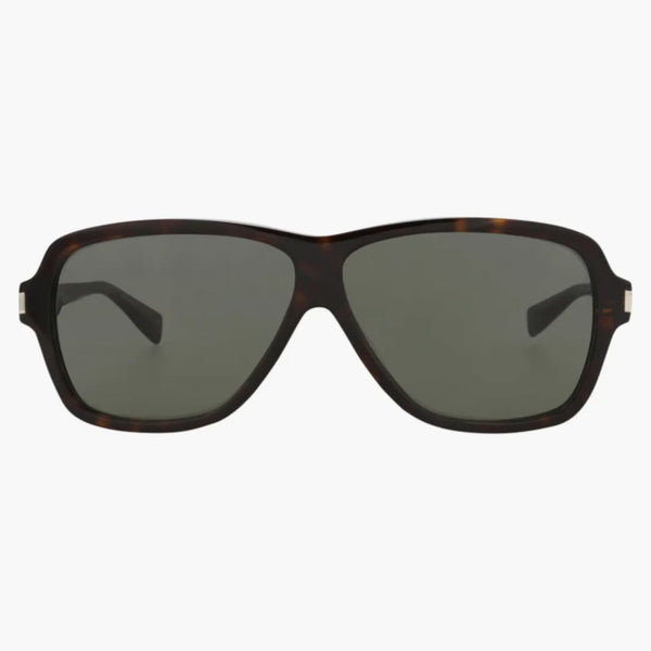 Recyklované acetátové sluneční brýle Saint Laurent Aviator-Frame Havana/Havana/Grey (SL609Carol-30014608-002)