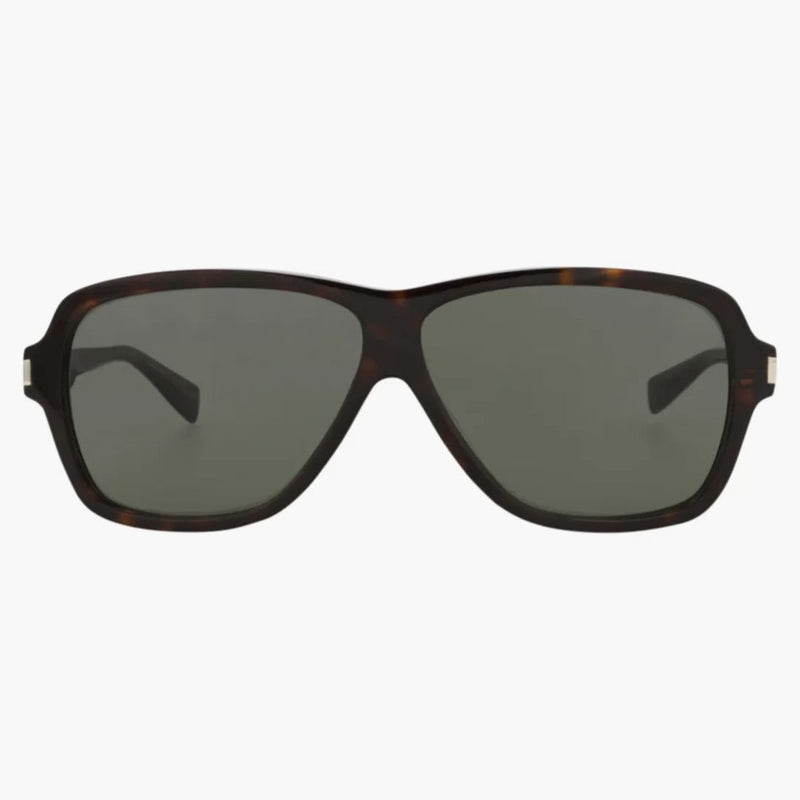Saint Laurent Aviator-Frame Recycled Acetate Sunglasses Havana/Havana/Gray (SL609CAROL-30014608-002)