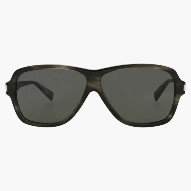 Recyklované acetátové sluneční brýle Saint Laurent Aviator-Frame Havana/Havana/Grey (SL609Carol-30014608-004)